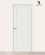 Межкомнатная дверь Эмалит Прима-10 White Matt