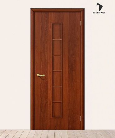 Межкомнатная ламинированная дверь 2Г Итальянский орех 550х1900 мм
