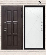 Входная дверь ТЕРМО ЛОНДОН 24 — Белый софт