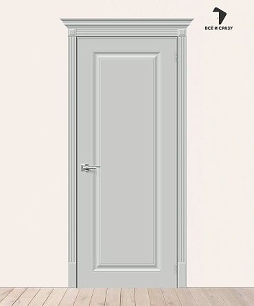 Межкомнатная крашеная дверь Скинни-10 Grace 600х2000 мм
