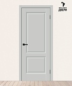 Межкомнатная дверь ПЭТ Неоклассик-32 Grey Silk