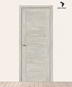 Межкомнатная дверь с экошпоном Браво-28 Chalet Provence/Magic Fog