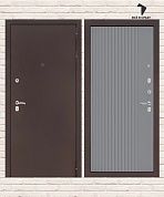 Входная дверь CLASSIC Антик медный 29 — ХОМС Серый софт рельеф