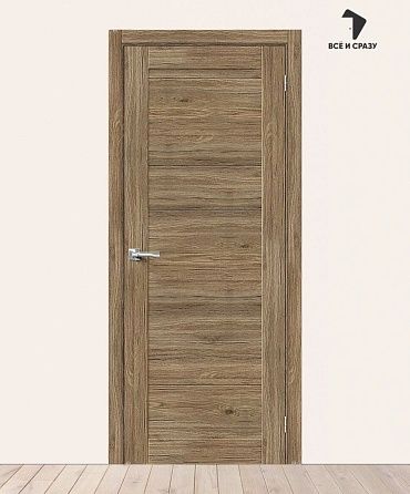Межкомнатная дверь с экошпоном Браво-21 Original Oak 600х2000 мм