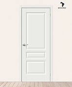 Межкомнатная дверь Эмалит Неоклассик-34 White Matt