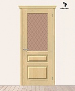 Межкомнатная дверь из Массива М5 со стеклом Без отделки