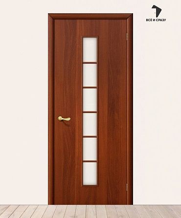 Межкомнатная ламинированная дверь 2С Итальянский орех 550х1900 мм