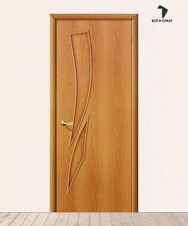 Межкомнатная ламинированная дверь 8Г миланский орех 550х1900 мм