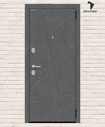 Металлическая дверь Граффити-5.5 Kale Slate Art/Look Art