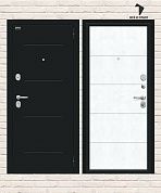 Металлическая дверь Граффити-1 Букле черное/Snow Art