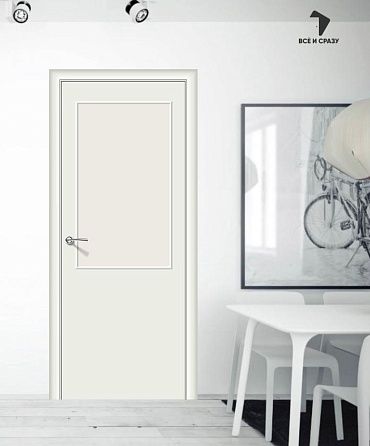 Межкомнатная дверь Гост-13 Л-23 (Белый)