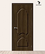 Межкомнатная дверь с ПВХ-пленкой Скинни-32 Dark Barnwood