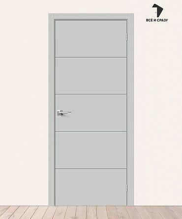 Межкомнатная крашеная дверь Граффити-1 Grace 600х2000 мм