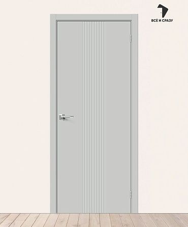 Межкомнатная крашеная дверь Граффити-21 Grace 600х2000 мм