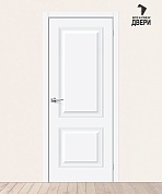 Межкомнатная дверь ПЭТ Классик-12 White Silk