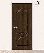 Межкомнатная дверь с ПВХ-пленкой Скинни-32 Dark Barnwood