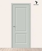 Межкомнатная дверь Эмалит Неоклассик-32 Grey Matt