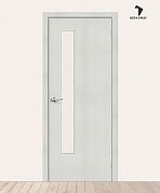Межкомнатная дверь с экошпоном Браво-9 Bianco Veralinga/Magic Fog