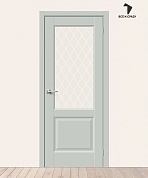 Межкомнатная дверь Эмалит Неоклассик-33 Grey Matt