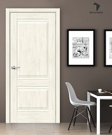 Межкомнатная дверь с экошпоном Прима-2 Nordic Oak