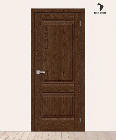 Межкомнатная дверь с экошпоном Прима-2 Brown Dreamline 600х2000 мм