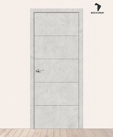 Межкомнатная дверь с экошпоном Граффити-1 Look Art 600х2000 мм
