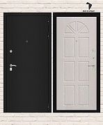 Входная дверь CLASSIC Шагрень черная 15 — Алмон 25 (Винорит)