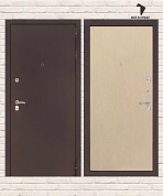 Входная дверь CLASSIC Антик медный 05 — Венге светлый