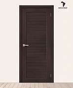 Межкомнатная дверь с экошпоном Браво-21 Wenge Melinga