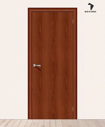 Межкомнатная дверь Гост-0 Л-11 (ИталОрех) 550х1900 мм