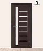 Межкомнатная дверь с экошпоном Браво-27 Wenge Melinga/Magic Fog