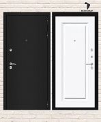 Входная дверь CLASSIC Шагрень черная 27 — Эмаль RAL 9003