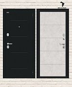 Металлическая дверь Граффити-1 Букле черное/Look Art