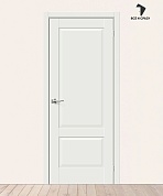 Межкомнатная дверь Эмалит Прима-12 White Matt