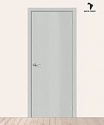 Межкомнатная дверь с экошпоном Браво-0 Grey Wood