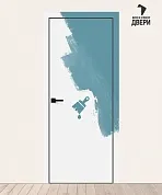 Межкомнатная скрытая дверь Инвизибл Браво Al Prime/Черный
