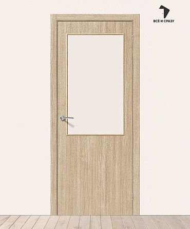 Межкомнатная дверь Гост-13 Л-21 (БелДуб) (Усиленное полотно) 400х2000 мм