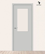 Межкомнатная дверь с покрытием винил Браво-7 Grey Pro/Magic Fog