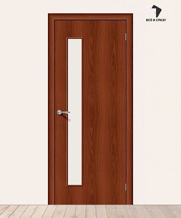 Межкомнатная дверь Гост-3 Л-11 (ИталОрех) (Усиленное полотно) 400х2000 мм