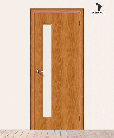 Межкомнатная дверь Гост-3 Л-12 (МиланОрех) (Усиленное полотно) 400х2000 мм